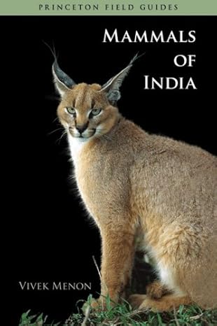 mammals of india 1st edition vivek menon 0691140677, 978-0691140674