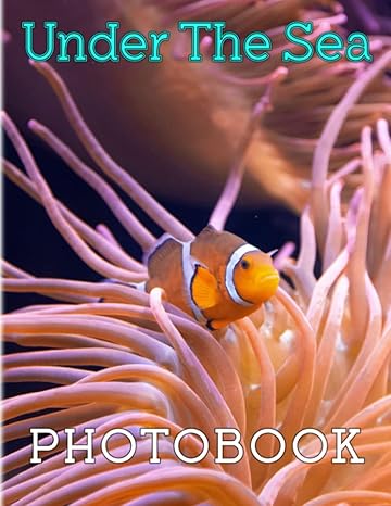 under the sea photo book deep sea creatures book for learn and decor for childs teens and adult back to