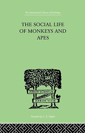 the social life of monkeys and apes 1st edition zuckerman s 0415757932, 978-0415757935