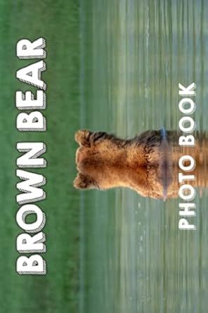 brown bear photo book wild animal colorful photos for all ages to relieve stress and get creative 1st edition