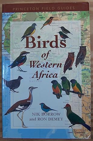 birds of western africa 1st edition nik borrow ,ron demey 0691123217, 978-0691123219