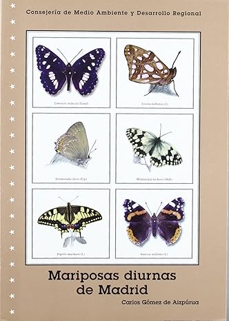 mariposas diurnas de la comunidad de madrid 1st edition carlos gomez de aizpurua 8445113984, 978-8445113981