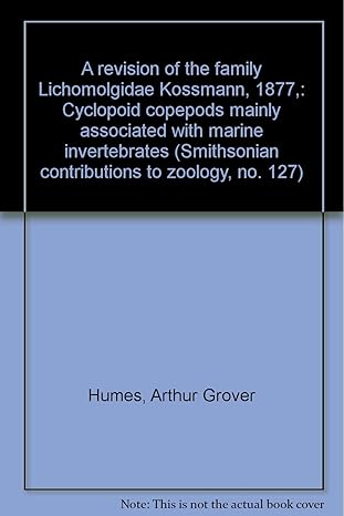 a revision of the family lichomolgidae kossmann 1877 cyclopoid copepods mainly associated with marine
