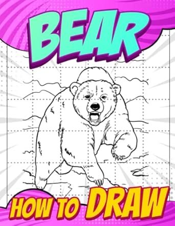 how to draw bear learn to draw carnivoran mammals easily for childs teens or lovers gag gifts birthday