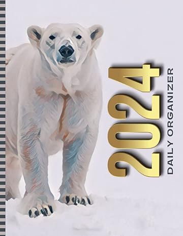 2024 daily organizer 8 5x11 large dated / one page per day / with note section to do list hourly time slots