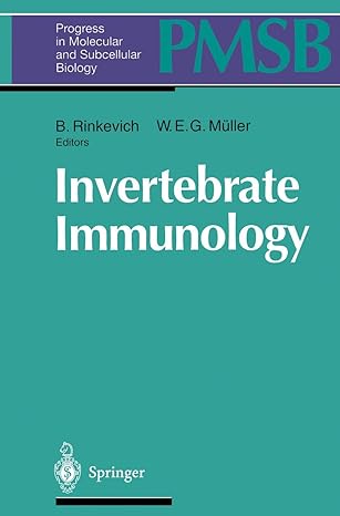 invertebrate immunology 1st edition b rinkevich ,w e g muller 3642797377, 978-3642797378