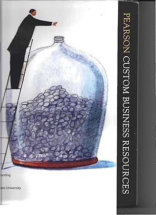 pearson custom business resuorces cost accounting for indiana state university 1st edition charles t.