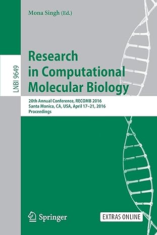 research in computational molecular biology 20th annual conference recomb 20 santa monica ca usa april 17 21