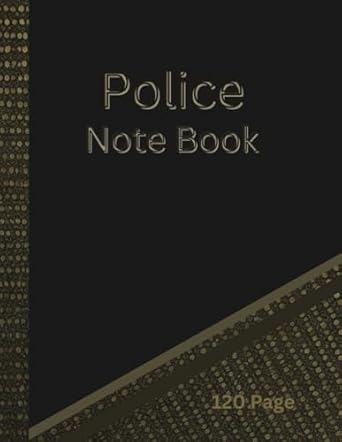 police lined note pad emergency services note pad with 120 pages of lined paper 1st edition morgan freshman