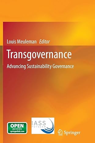 transgovernance advancing sustainability governance 2013 edition louis meuleman 3642430724, 978-3642430725