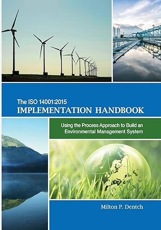 the iso 14001 2015 implementation handbook using the process approach to build an environmental management