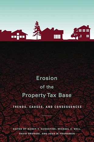 erosion of the property tax base trends causes and consequences 1st edition nancy y. augustine ,michael e.