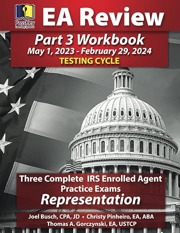 passkey learning systems ea review part 3 workbook three complete irs enrolled agent practice exams