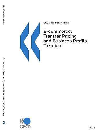 oecd tax policy studies e commerce transfer pricing and business profits taxation 1st edition oecd