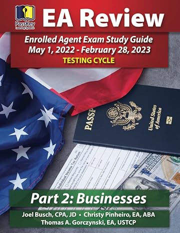 passkey learning systems ea review part 2 businesses enrolled agent study guide may 1 2022 february 28 2023