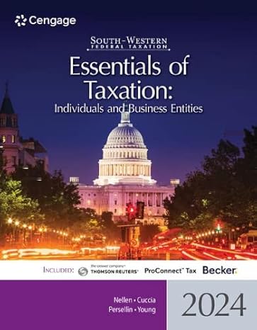 south western federal taxation 2024 essentials of taxation individuals and business entities 27th edition