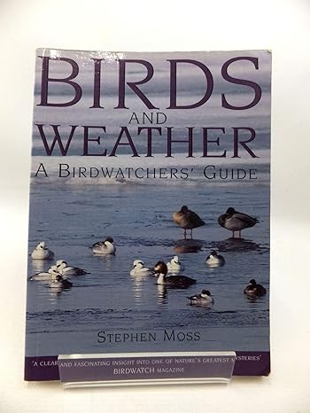 birds and weather 1st edition stephen moss 0600586790, 978-0600586791