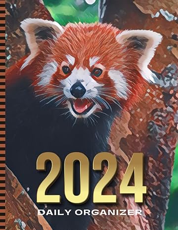 2024 daily organizer 8 5x11 large dated / one page per day / with note section to do list hourly time slots