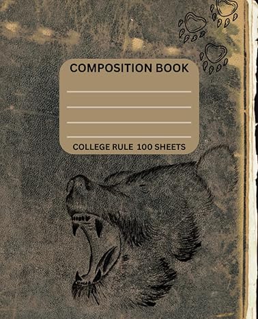 composition book bear composition book 1st edition laura irwin b0c52f1s94