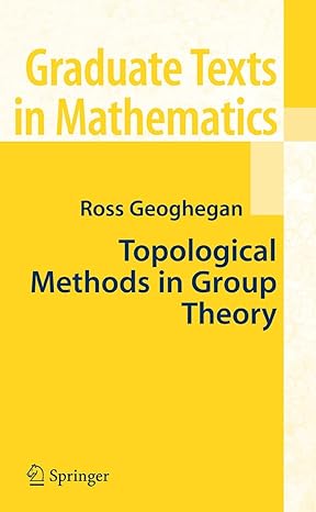 Topological Methods In Group Theory