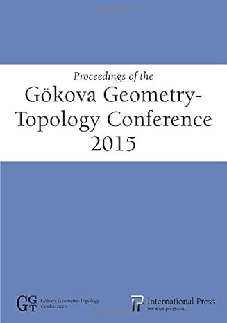 proceedings of the gokova geometry topology conference 2015 1st edition various contributors ,selman akbulut