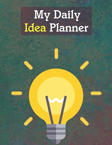 my daily idea planner me and my big ideas 100 page planner big 1st edition luxurymedia press b09tthj24k,