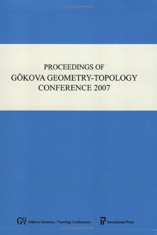 proceedings of the gokova geometry topology conference 2007 1st edition various ,selman akbulut ,turgut onder