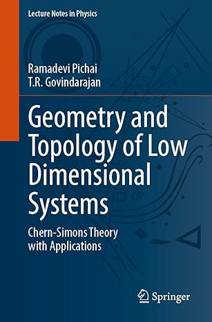 geometry and topology of low dimensional systems chern simons theory with applications 2024th edition