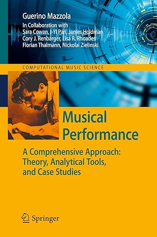 musical performance a comprehensive approach theory analytical tools and case studies 2011th edition guerino