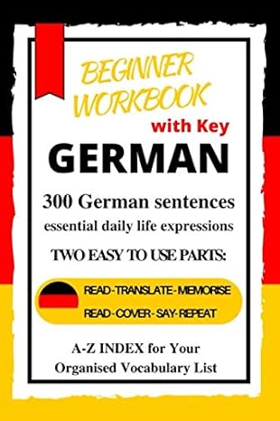 german beginner workbook a1 a2 level learn german essential daily life expressions 1st edition happy smart