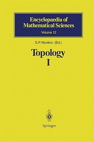 topology i general survey 1st edition s p novikov ,b botvinnik ,r burns 3642057357, 978-3642057359