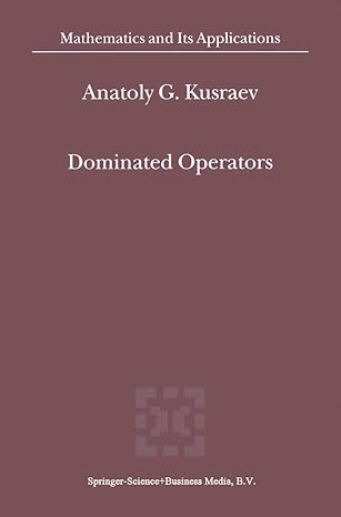 dominated operators 1st edition a g kusraev 9048155282, 978-9048155286