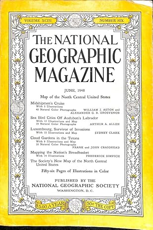 national geographic magazine june 1948 1st edition multiple b016w6db24