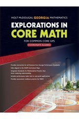 explorations in core math common core gps   2014 1st edition holt mcdougal 054790214x, 978-0547902142