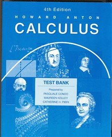 testbank t/a calculus with analytic geometry 4e 1st edition howard anton 0471568929, 978-0471568926