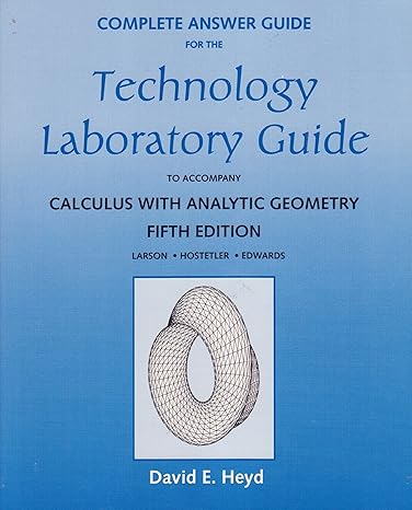 complete answer guide for the technology laboratory guide 5th edition david e heyd ,robert p hostetler ,bruce