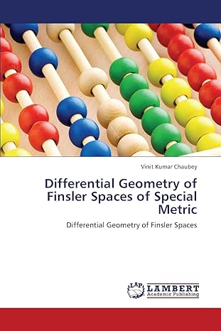 differential geometry of finsler spaces of special metric differential geometry of finsler spaces 1st edition