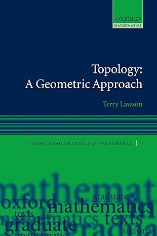 topology a geometric approach 1st edition terry lawson 0199202486, 978-0199202485