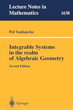 integrable systems in the realm of algebraic geometry 2nd edition pol vanhaecke 3540423370, 978-3540423379