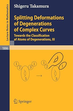 splitting deformations of degenerations of complex curves towards the classification of atoms of