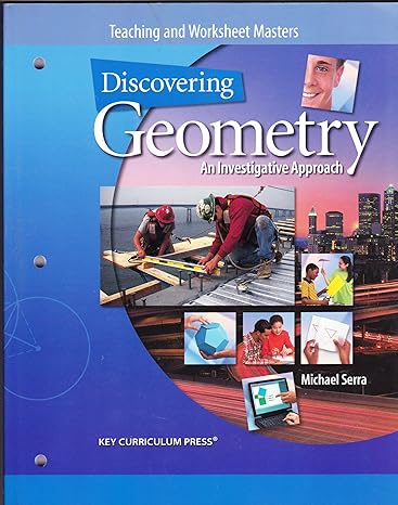 discovering geometry an investigative approach teaching and worksheet masters 4th edition elizabeth decarli