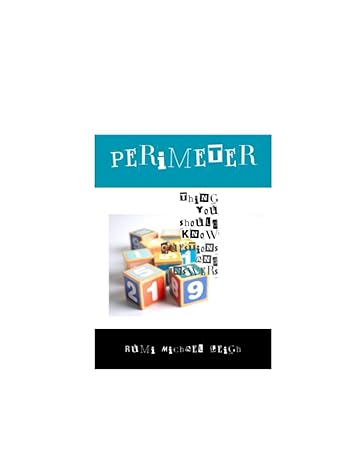 perimeter things you should know 1st edition rumi michael leigh b0c5pk66f7, 979-8395471604