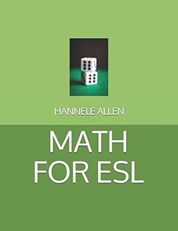 math for esl 1st edition hannele allen 1096996898, 978-1096996897