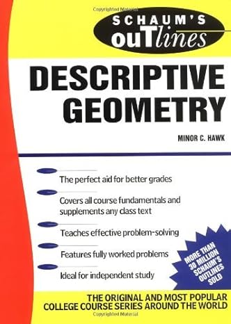 schaums outline of descriptive geometry 1st edition m c hawk 0070272905, 978-0070272903