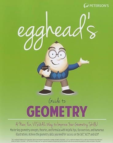 eggheads guide to geometry 1st edition peterson's 0768936624, 978-0768936629