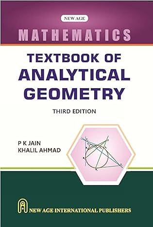 textbook of analytical geometry 3rd edition p k jain 8122434509, 978-8122434507