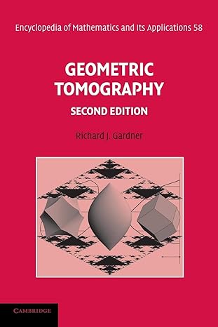 geometric tomography 2nd edition richard j gardner 0521684935, 978-0521684934