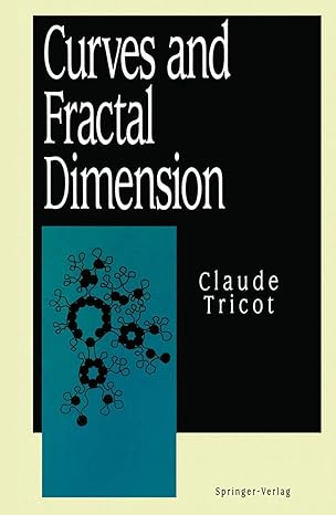 curves and fractal dimension 1st edition claude tricot ,m mendes france 1461286840, 978-1461286844