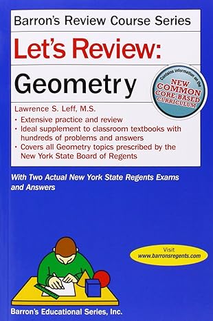 lets review geometry 2nd edition lawrence leff m s 1438003757, 978-1438003757