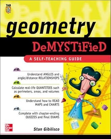 geometry demystified 1st edition stan gibilisco 0071416501, 978-0071416504